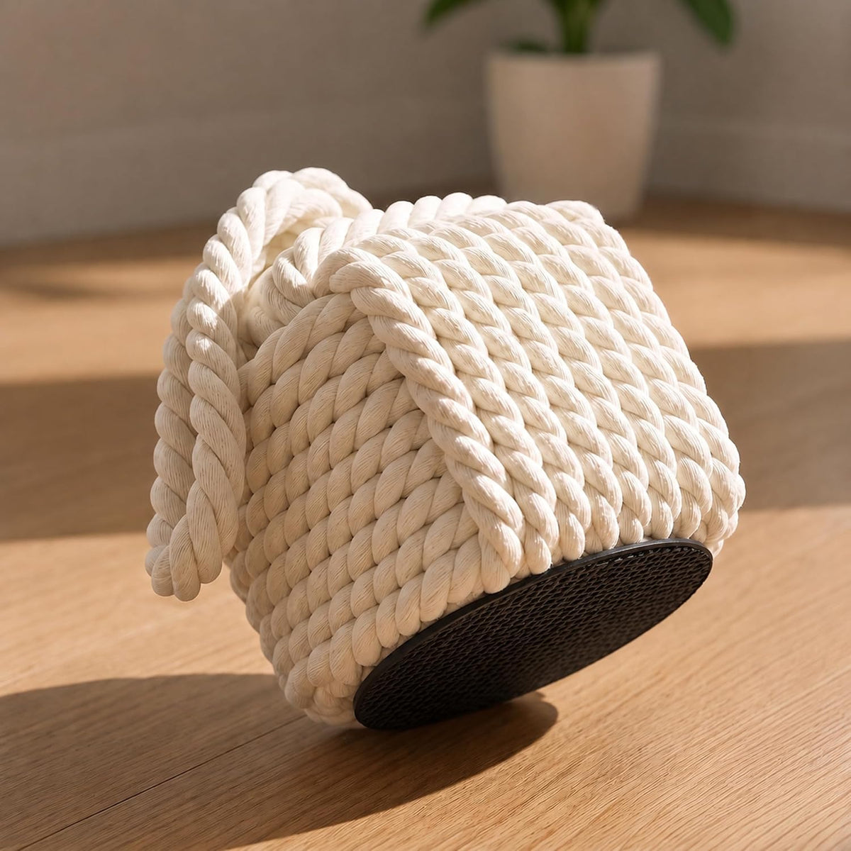 Decorative Door Stoppers for Bottom of Door, Heavy Nautical Rope Door Stop