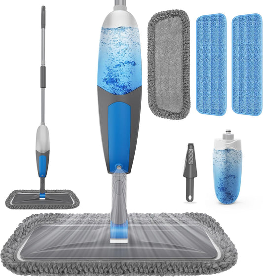 Spray Mops for Floor Cleaning: Microfiber Wet Mop for Hardwood Tile