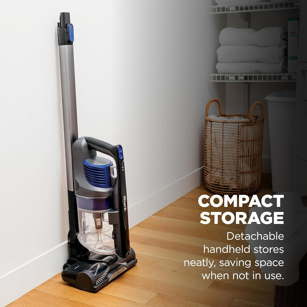 Shark Pet Cordless Stick Vacuum, 40-Min Runtime, Lightweight, Grey, IX141