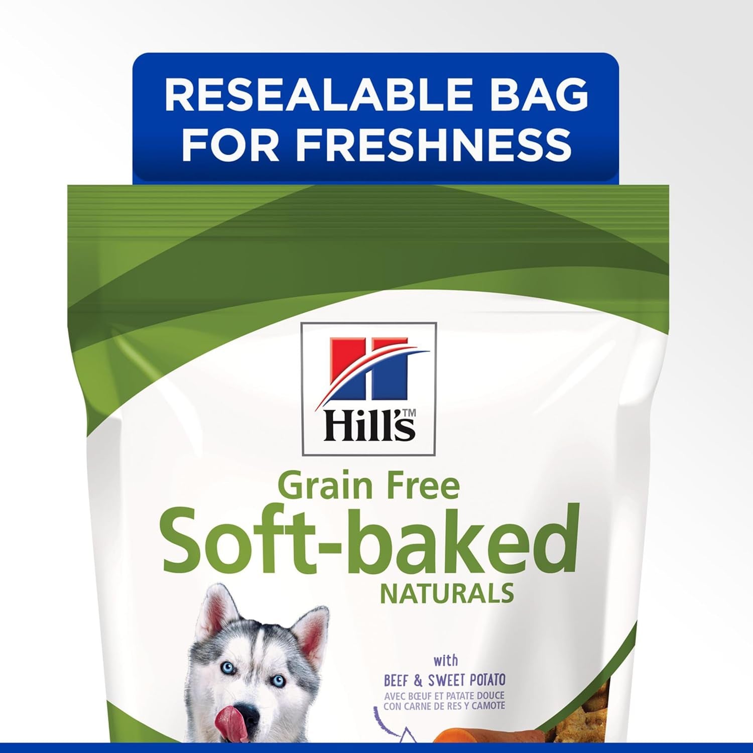 Hill'S Grain Free Soft-Baked Naturals Dog Treats, Beef & Sweet Potato, 8 Oz. Bag