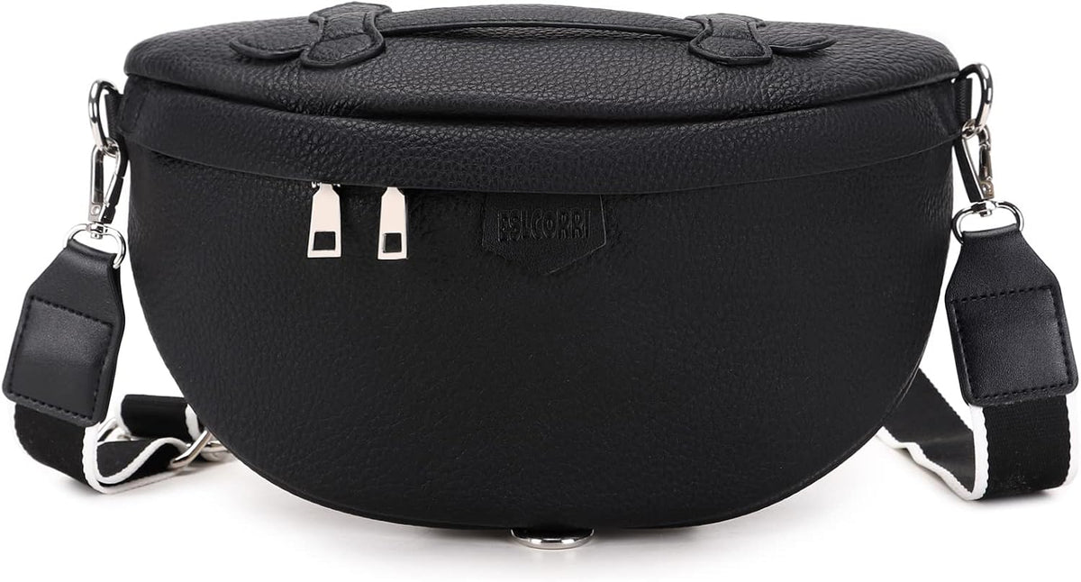 PU Leather Crossbody Bum Bags for Women Anti-Theft Travel Fanny Pack