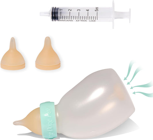 Doggiema Kittens Feeder Bottle,Silicone Feeding Nipple and Syringes