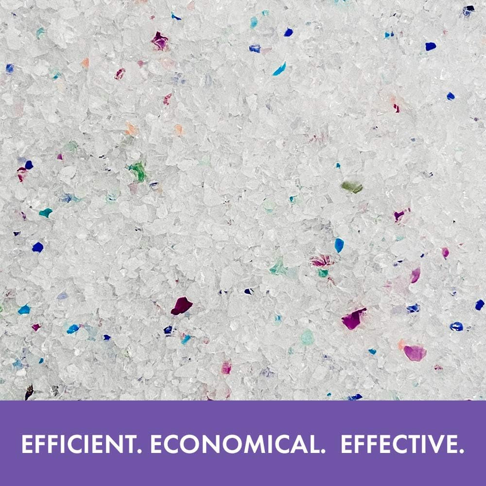 Ultra Pet Clumping Crystal Cat Litter, White Crystals with Multicolor Crystals, 5 Lbs (Pack of 2)