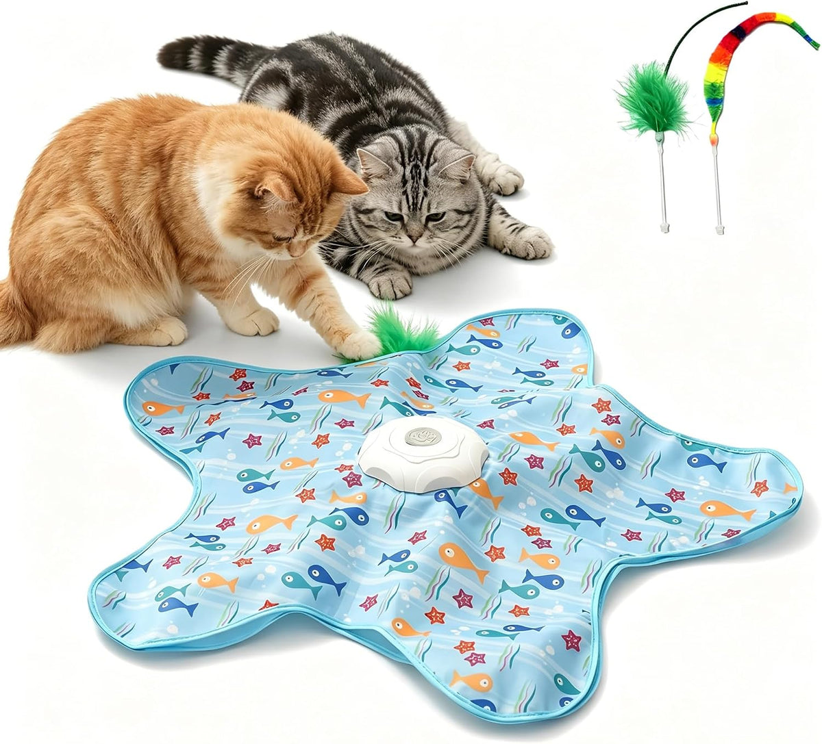Hide and Seek Interactive Cat Toy, Motion Activated