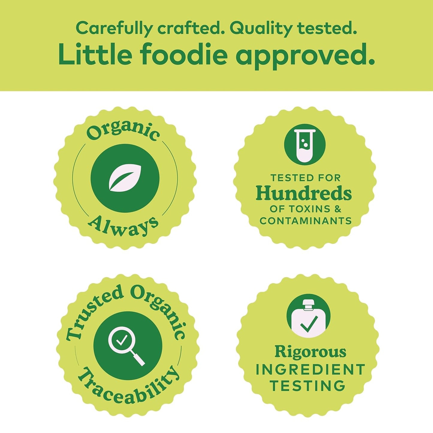 Plum Organics - 4+ Months Organic Baby Food Pouches - Just Punes - Non-Gmo - Fruit & Veggie Blends On-The-Go Pouches for Baby & Toddler Meals - Quality Tested Ingredients - 3.5 Oz (Pack of 12)