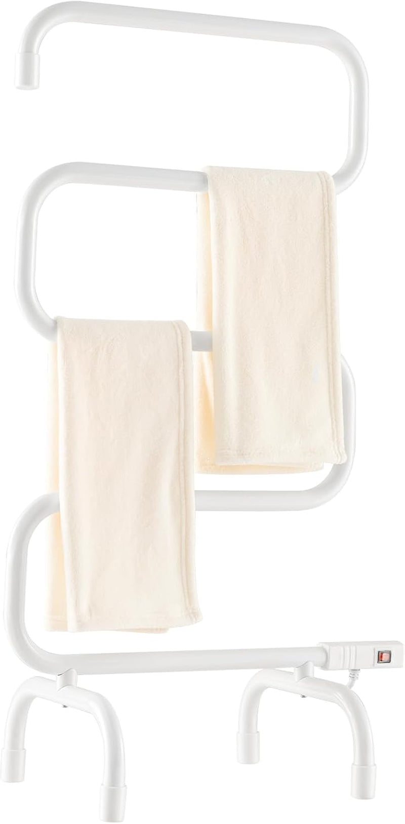 Tangkula 15 Min Fast Heating Electric Towel Warmer, S-Shaped Towel Rack