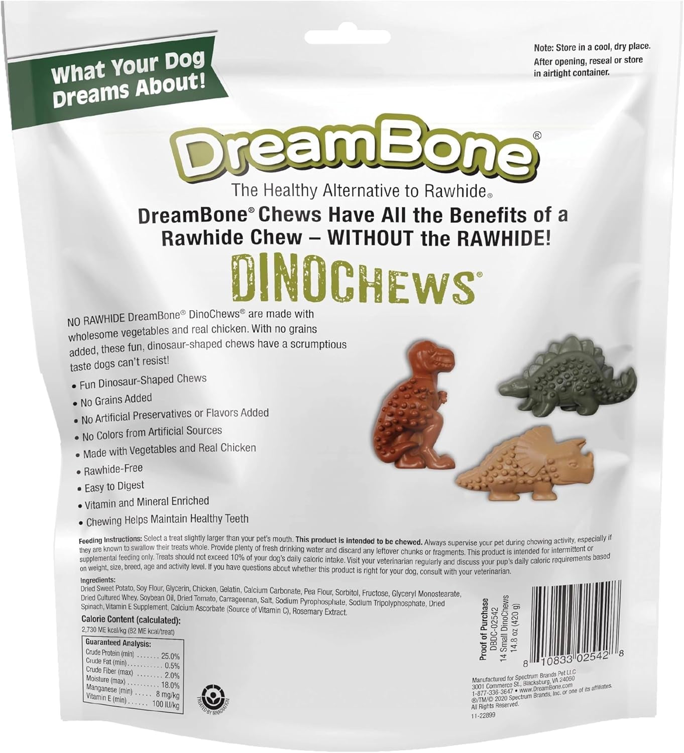 Dreambone Novelty Shaped Chews, Treat Your Dog to a Chew Made with Real Meat and Vegetables