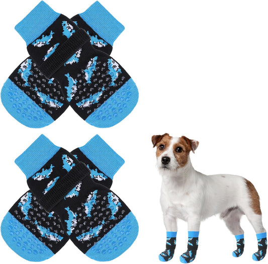 Anti Slip Dog Socks to Prevent Licking Paws for Hardwood Floors