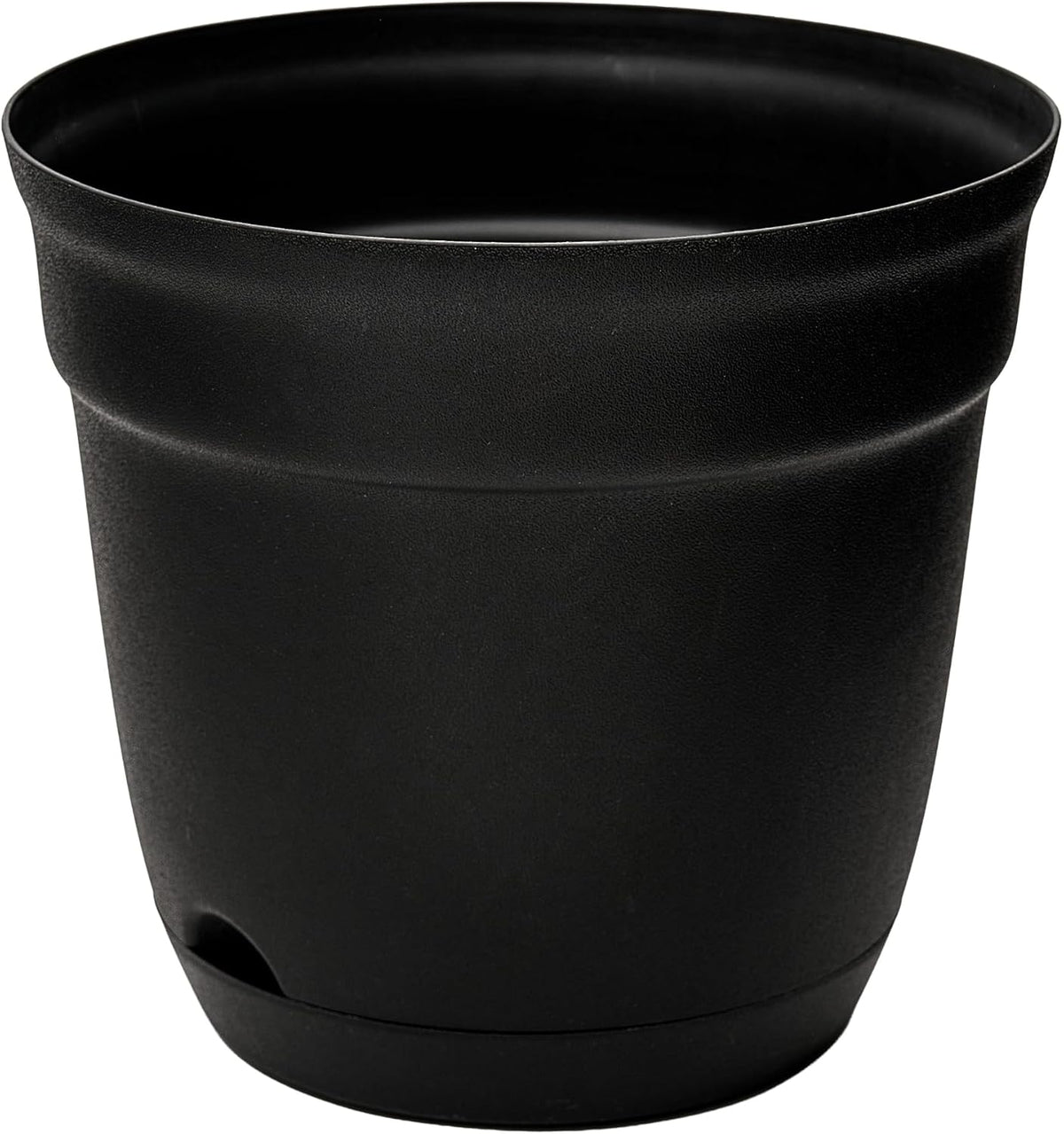 Greendigs 10" Black Plastic Planter, 2 Pack