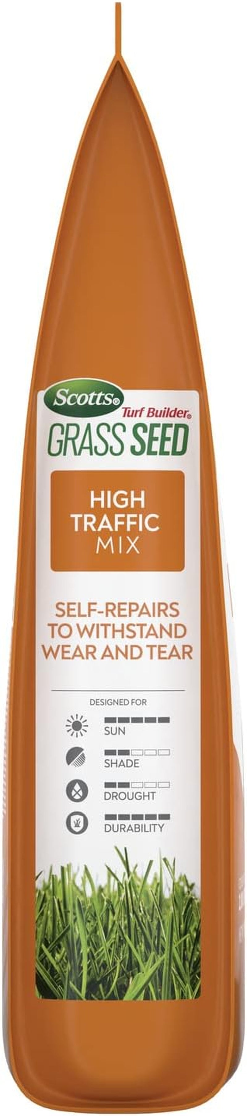 Scotts Turf Builder Grass Seed High Traffic Mix, 5.6 Lbs.