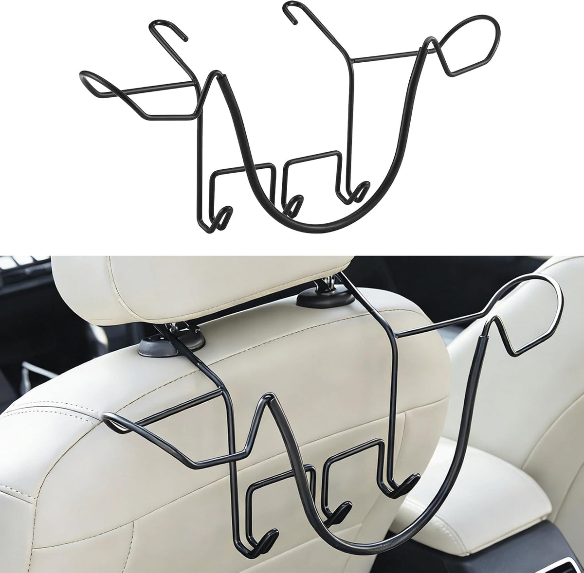 Cowboy Hat Holder Hard Hat Rack for Truck Car (Keep Hat Shape & Anti-Flip)