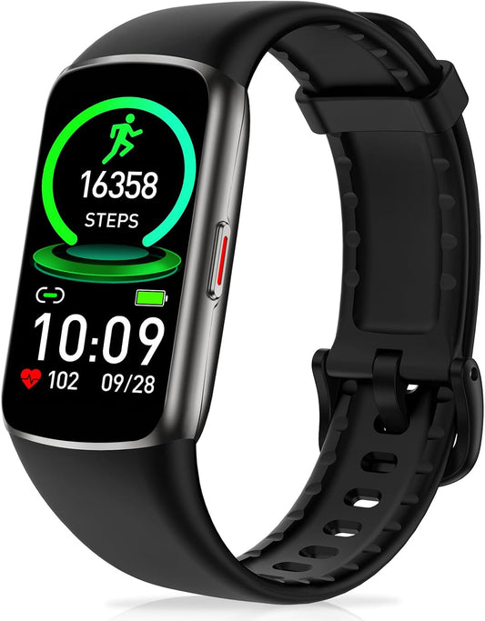 Zeacool Fitness Tracker with 24/7 Heart Rate, Blood Oxygen Sleep Monitor, 123 Sports Modes Calories Smart Watch,Ip68 Waterproof Step Counter Activity Trackers Health Pedometer for Women Men