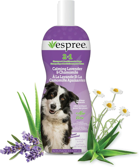 Espree Calming Dog Shampoo & Conditioner, Soothing Dog Shampoo, 20Oz