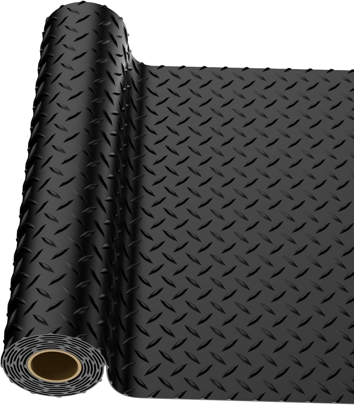 4X6 FT Garage Floor Mat, 2.8Mm Thickened Diamond Plate