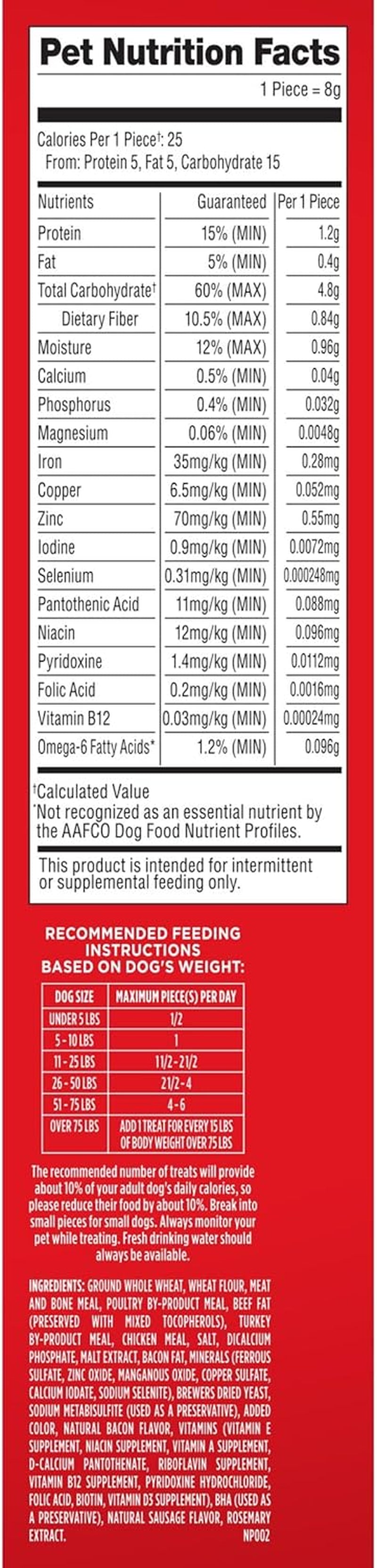 Milk-Bone Flavor Snacks Small Dog Biscuits, Flavored Crunchy Dog Treats, 7 Pound Box
