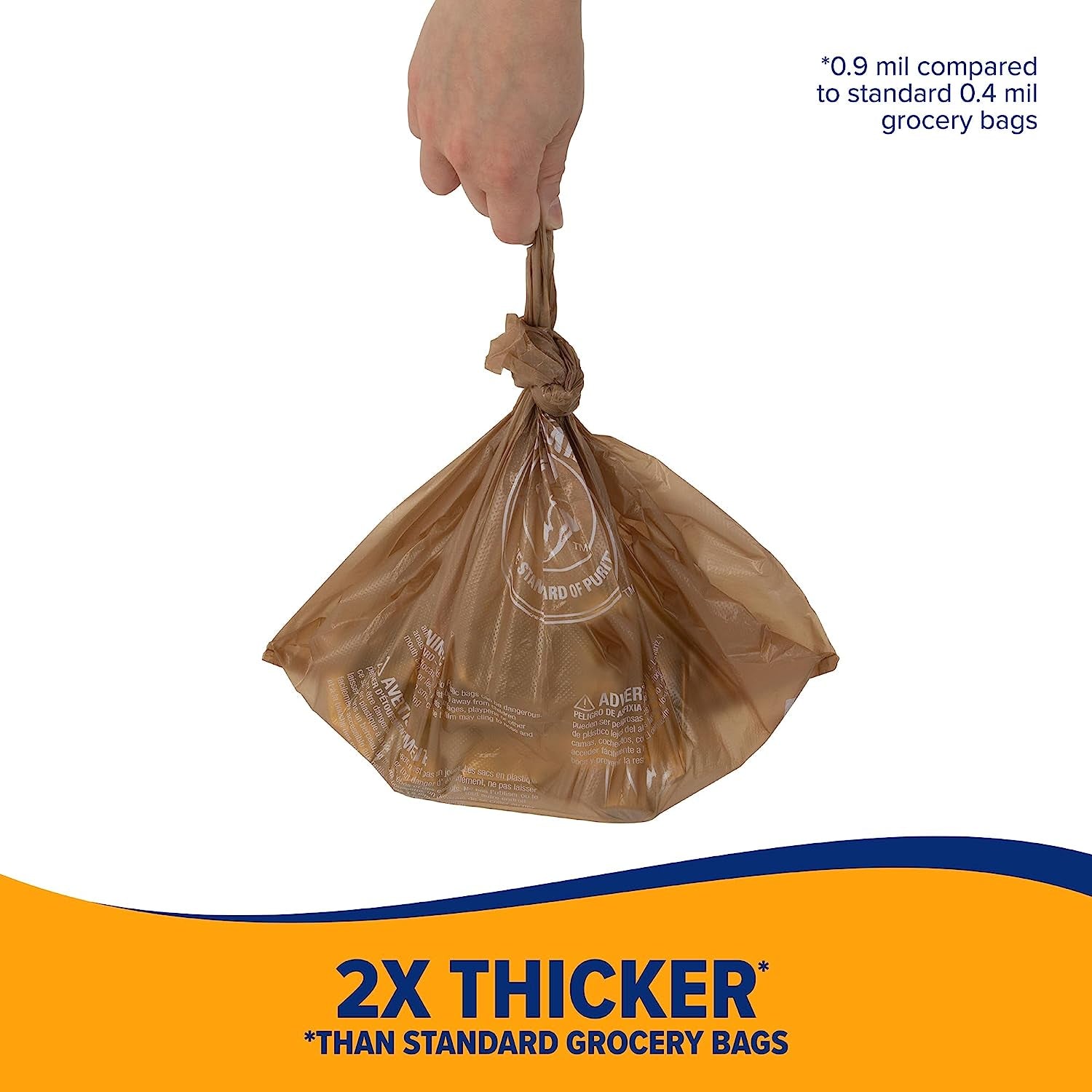 Arm & Hammer Heavy Duty Pet Waste Bags for Swivel Bin & Rake Dog Pooper Scooper,Refill Bags (Packaging May Vary),(Pack of 40)