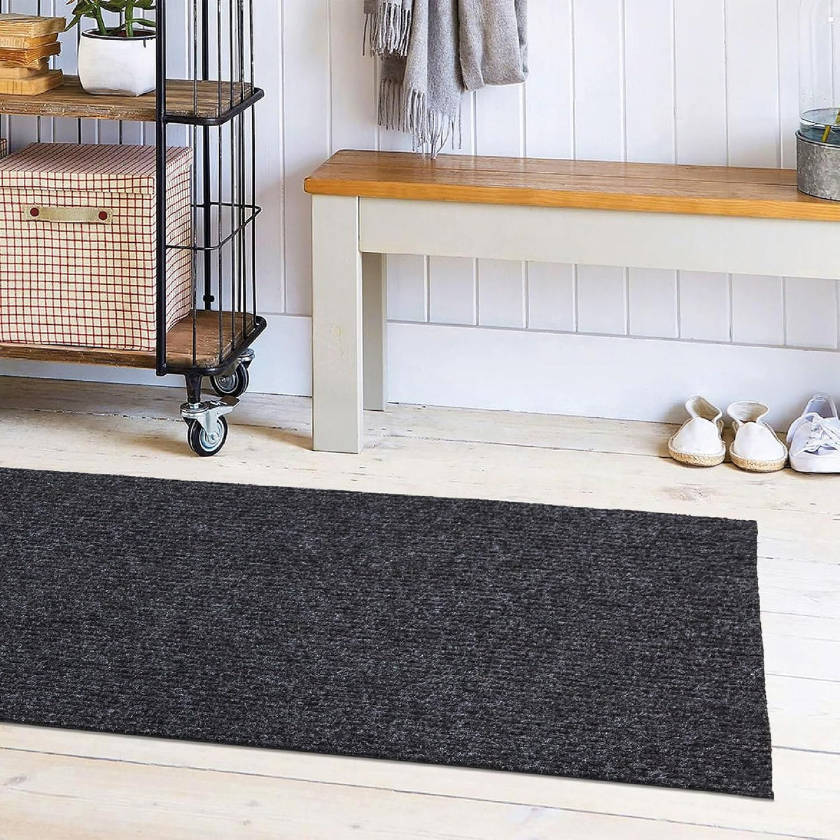 Ottomanson Waterproof Runner Rug 2’X6, Non Slip Indoor Outdoor Door Mat