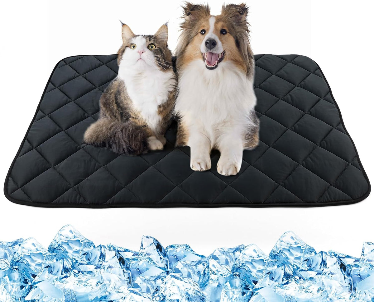 40"X28" Dog Cooling Mat, Washable Cooling Mat for Dogs, Soft Blanket for Dogs and Cats, Medium