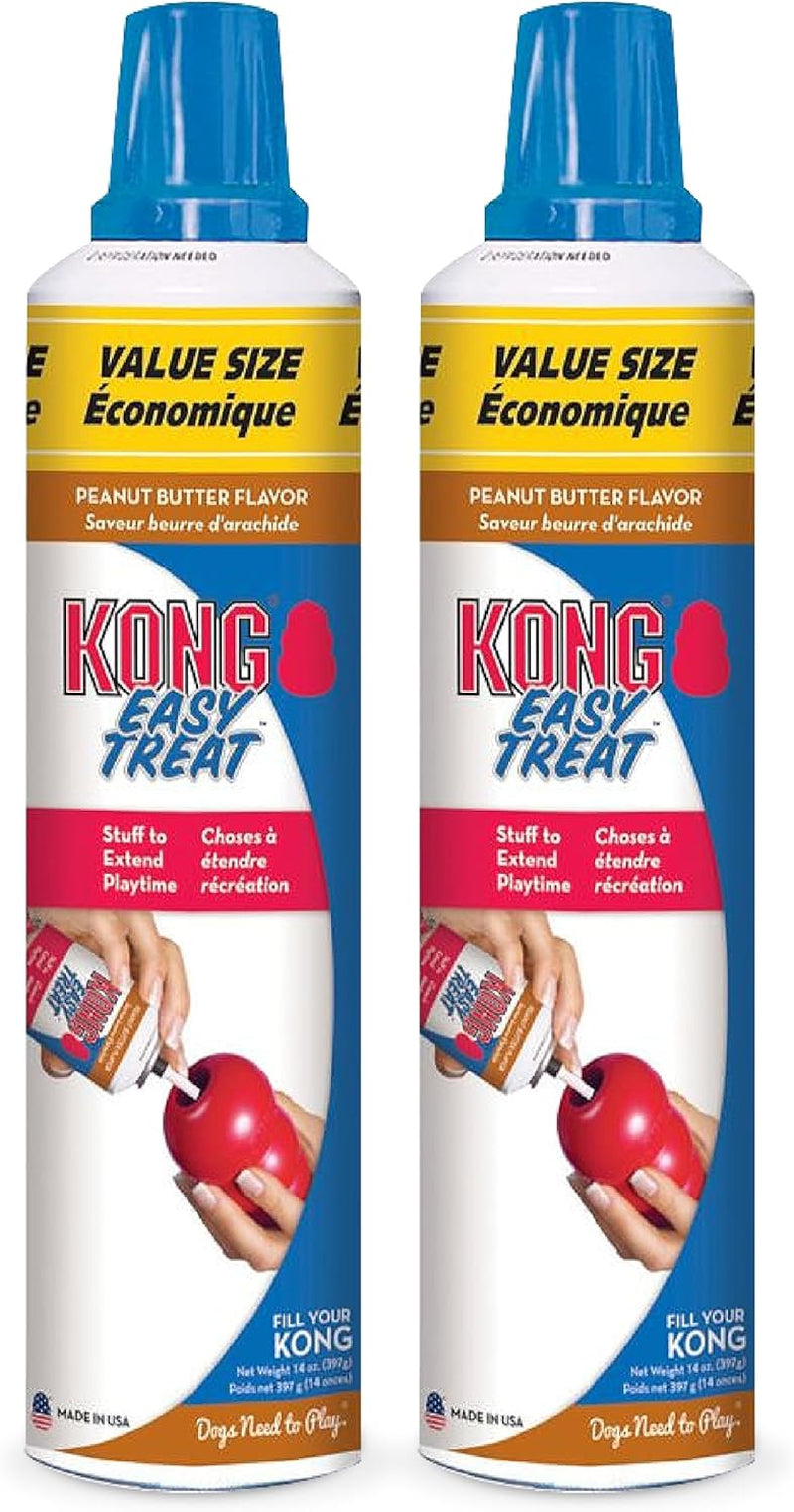 KONG Easy Treat Peanut Butter 14 Oz - Pack of 2