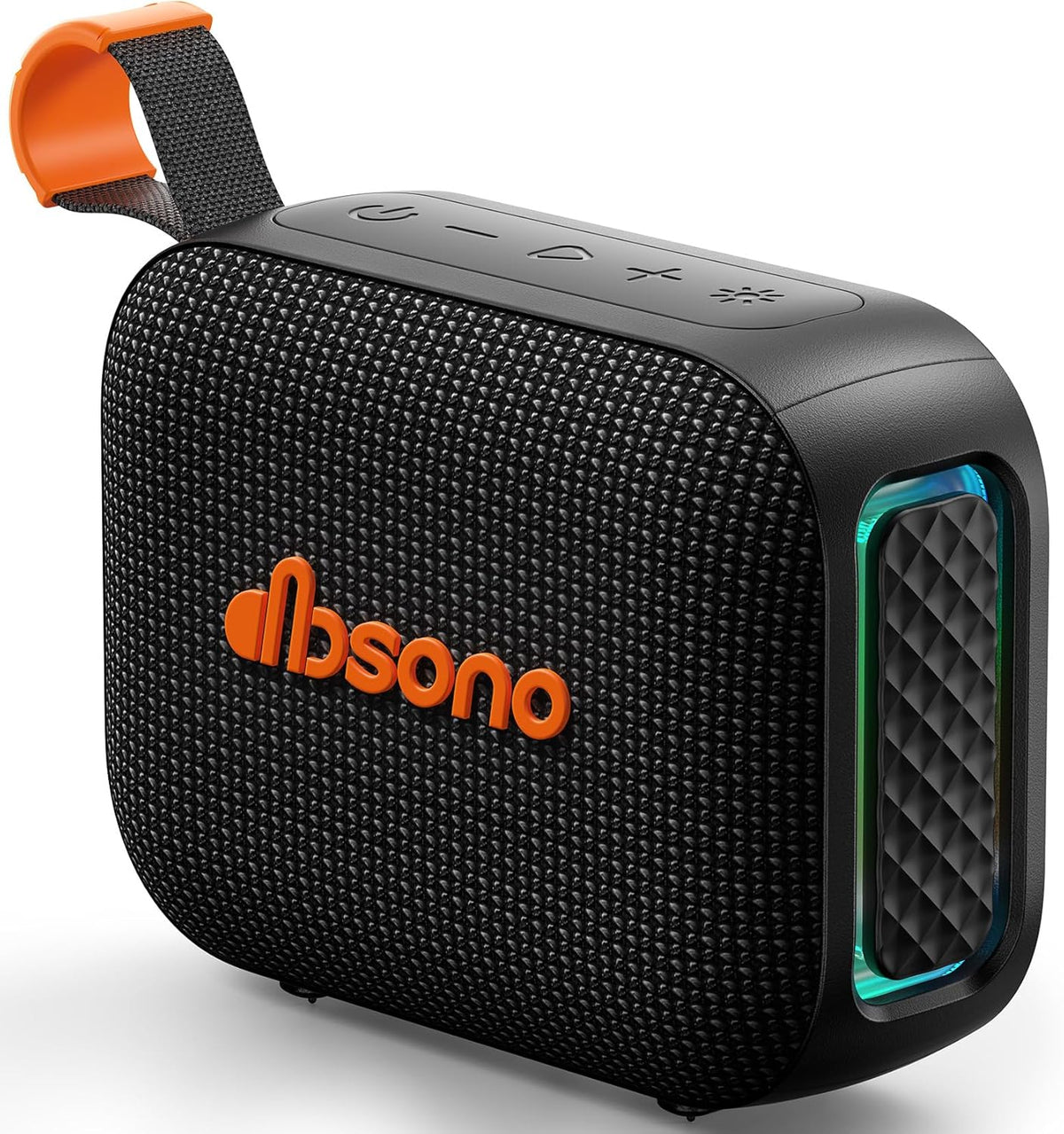 Portable Bluetooth Speaker Line-In Support: IPX5 Waterproof, Black