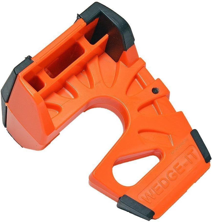 Wedge-It, the Ultimate Portable Temporary Door Stop, Orange (1 Unit)