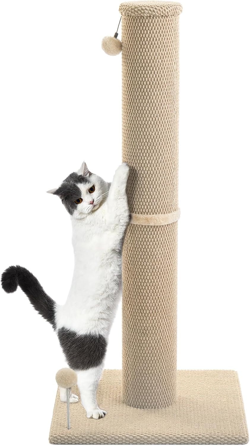 Cat Craft 41" Cat Scratching Post, Beige