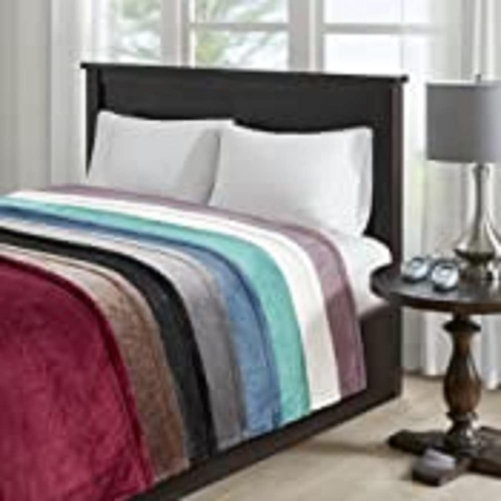 Beautyrest Heated Blanket Queen Size, Fast Heating Electric Blanket, Ivory