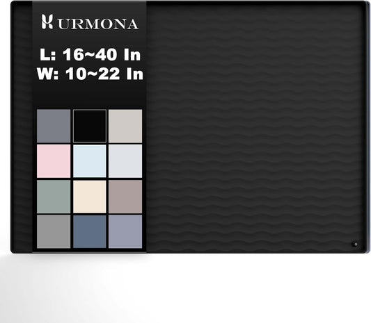URMONA 19 X 19 in Waterproof Silicone under Sink Mat, Cabinet Protector