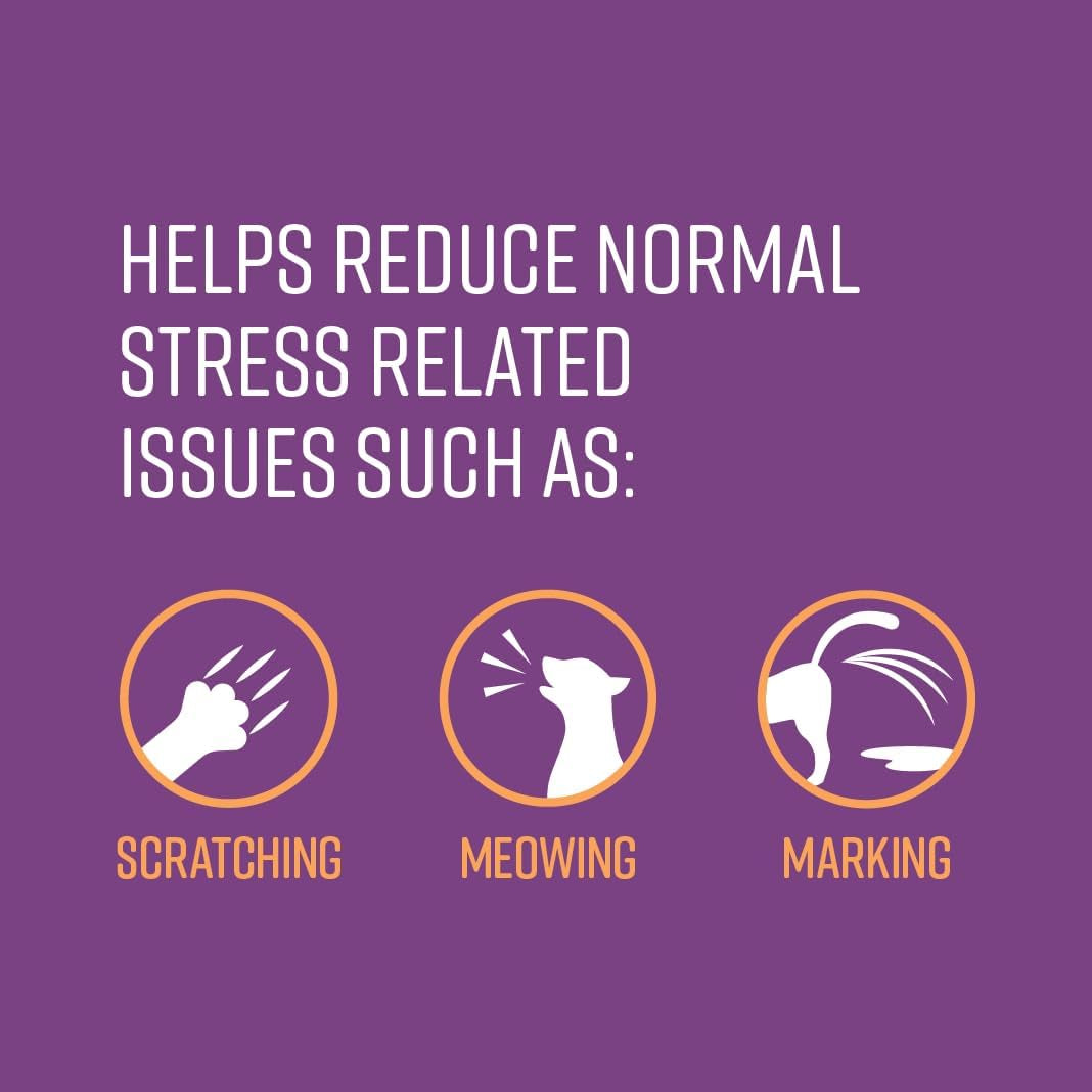 Sentry Calming Chews for Cats, Calming Aid Helps to Manage Stress, with Pheromones That May Help Curb Destructive Behavior, Calming Health Supplement for Cats, 4 Oz.