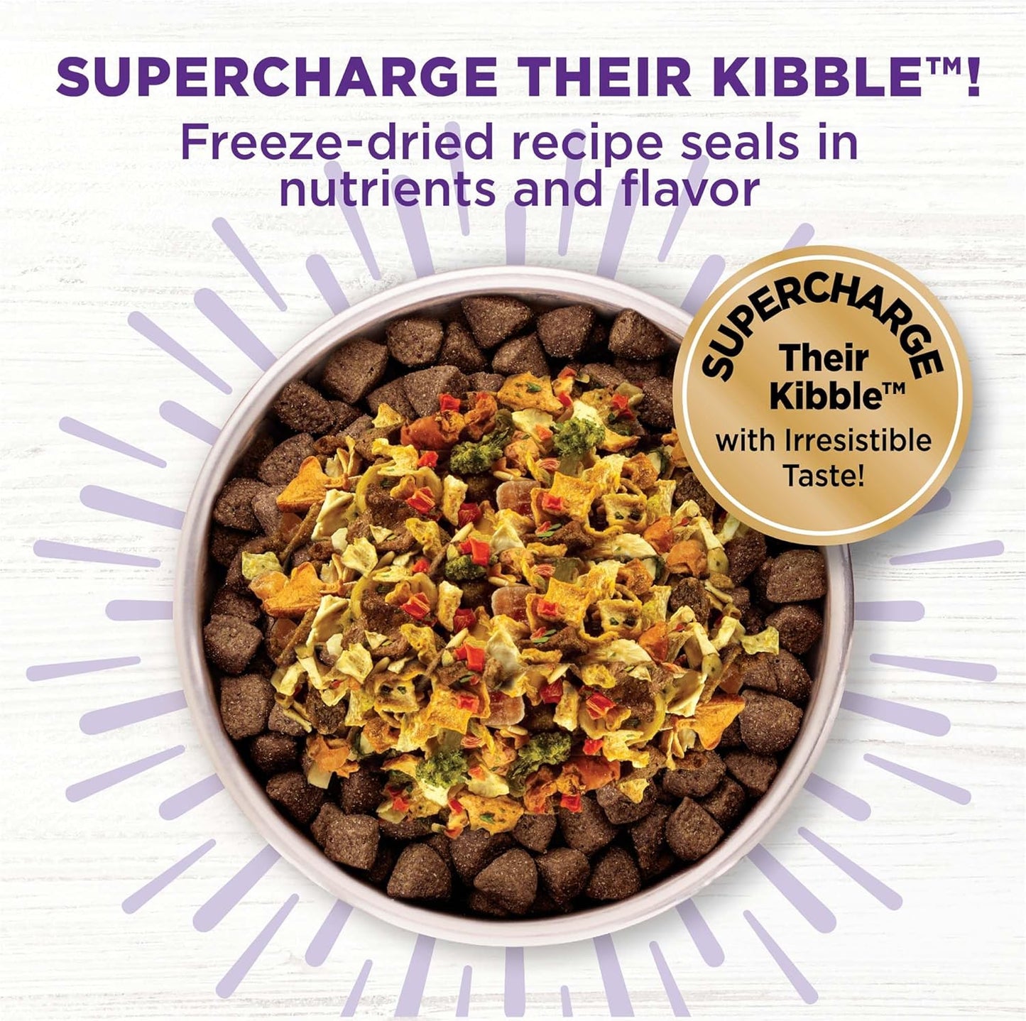 Wellness Bowl Boosters Digestive Health Dog Food Topper with Freeze Dried Pieces for Small, Medium, and Large Breeds, Sensitive Stomach, Grain Free, Natural, Chicken Recipe, 4 Oz Bag