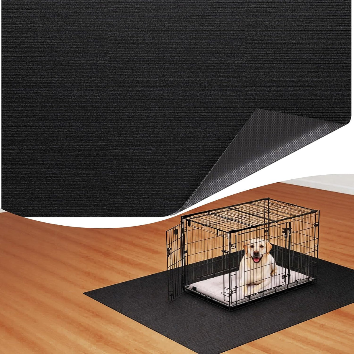 Dog Crate Mat, 24 in X 36 in Dog Playpen Mat Kennel Mat