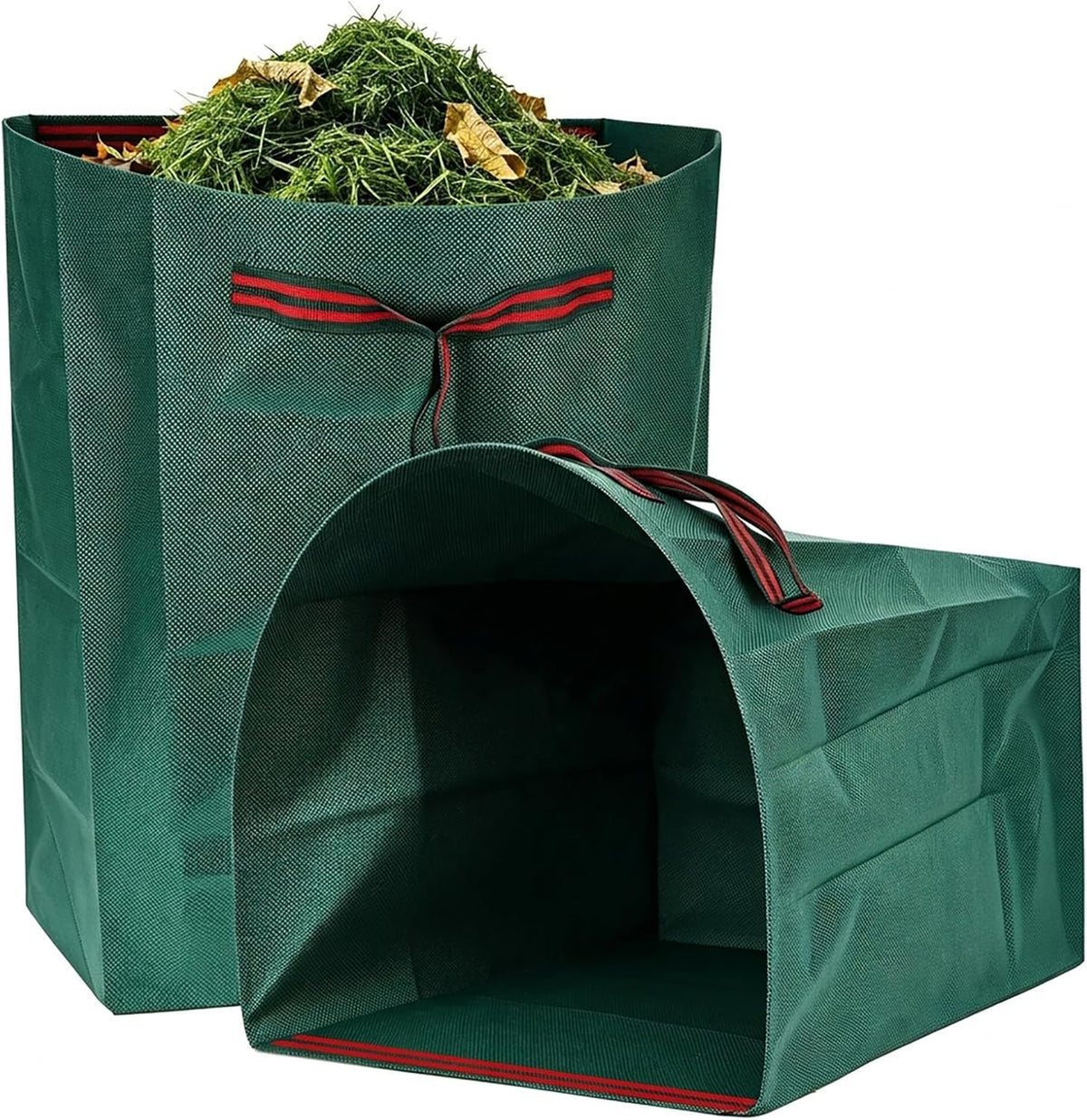Reusable Yard Waste Bags, Waterproof, Heavy-Duty, Collapsible,2-Pack 53-Gal