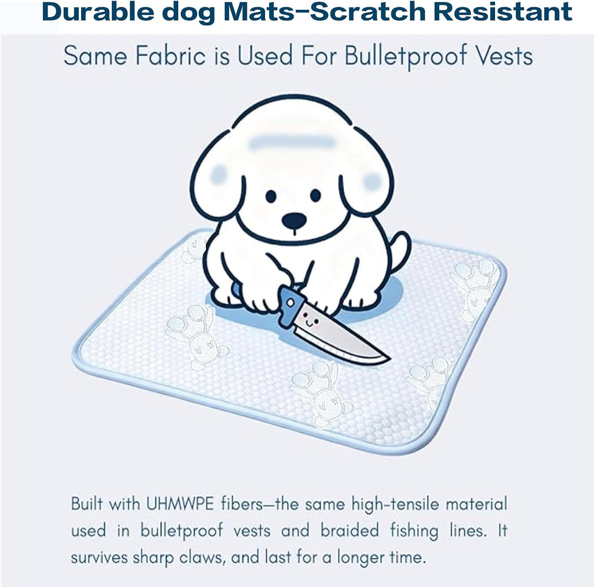 YOFANG Dog Cooling Mat 40"X28",2-In-1 Self Cool & Warm Dog Blanket