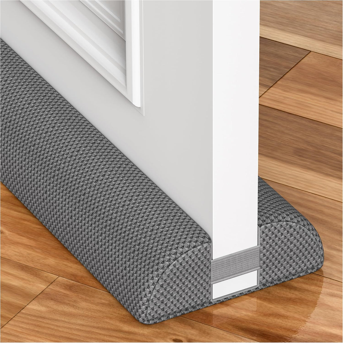 HADOR 30 Inch Door Draft Stopper, Fits 24-30" Doors, 0.5-1.7" Gaps, Gray