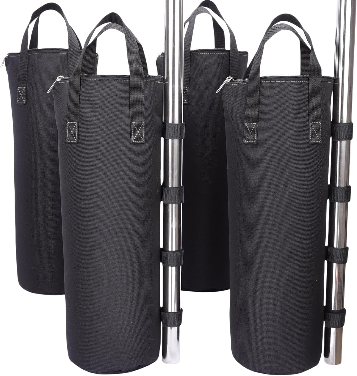 160 LBS Zipper Top Sand Bags for Canopy Legs (Without Sand)-Canopy Weights
