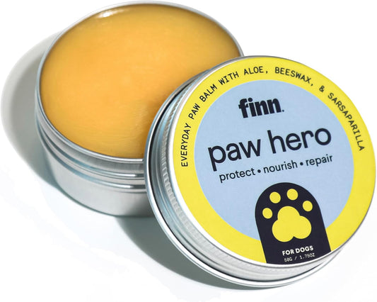 Finn Paw Hero Dog Paw Balm - Hot Pavement Protection - Lick-Safe - 1.75 Oz