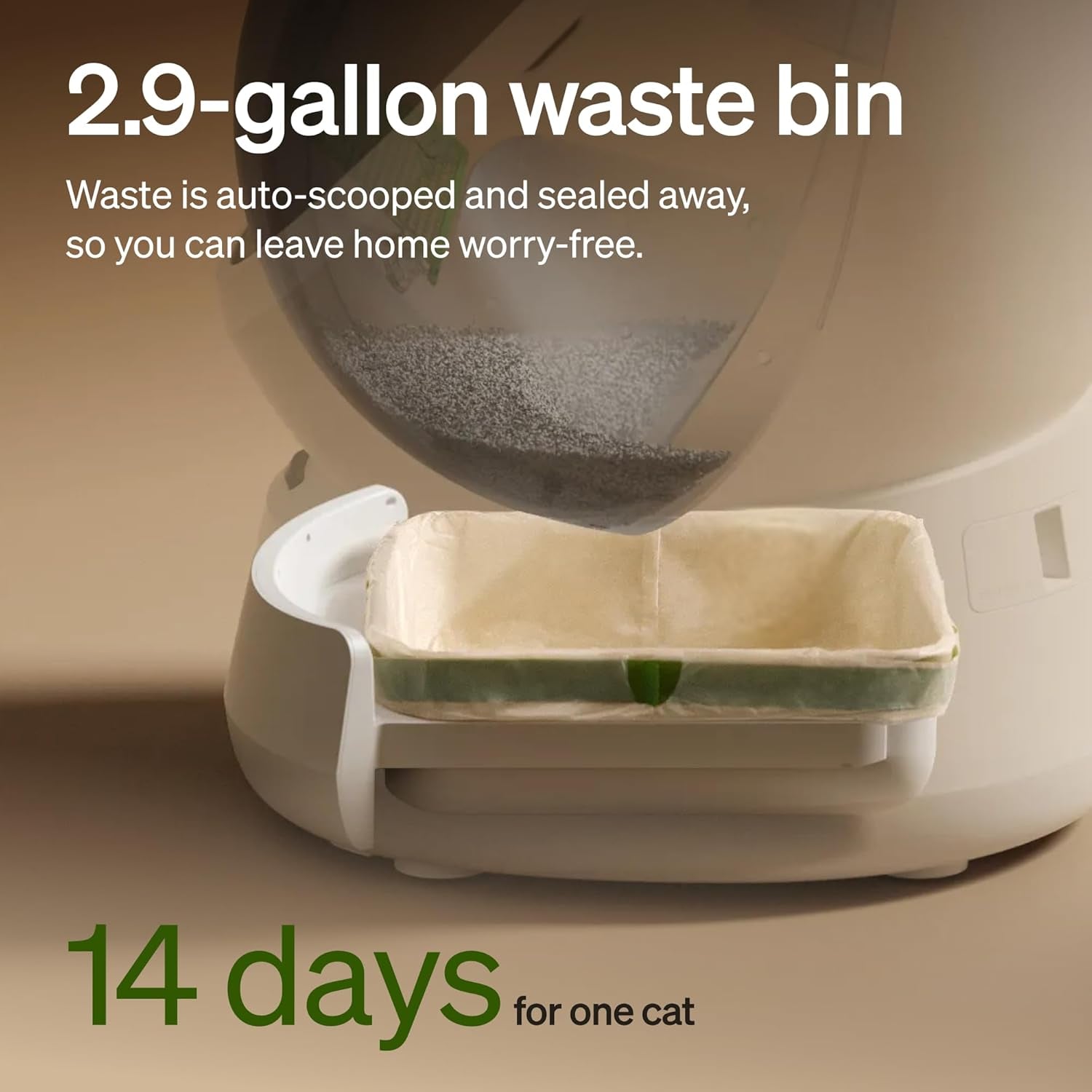 PETLIBRO Automatic Litter Box with Ai-Camera Waste Analysis, Auto Odor-Control Self Cleaning Litter Box, Large Open-Top Luma Smart Litterbox with Multi-Cats Recognition, Usage Tracking, Safety Sensors