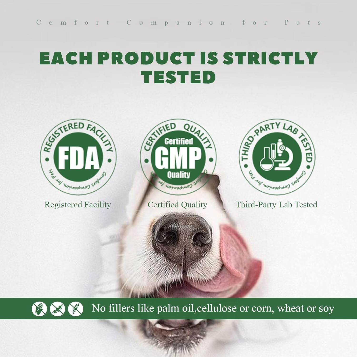 Dog Teeth Cleaning Chews, Dog Dental Chews for Plaque & Tartar Control with Natural Enzymes, Dental Care for Dogs with Probiotic, Fresh Breath for Small Medium Large Dogs