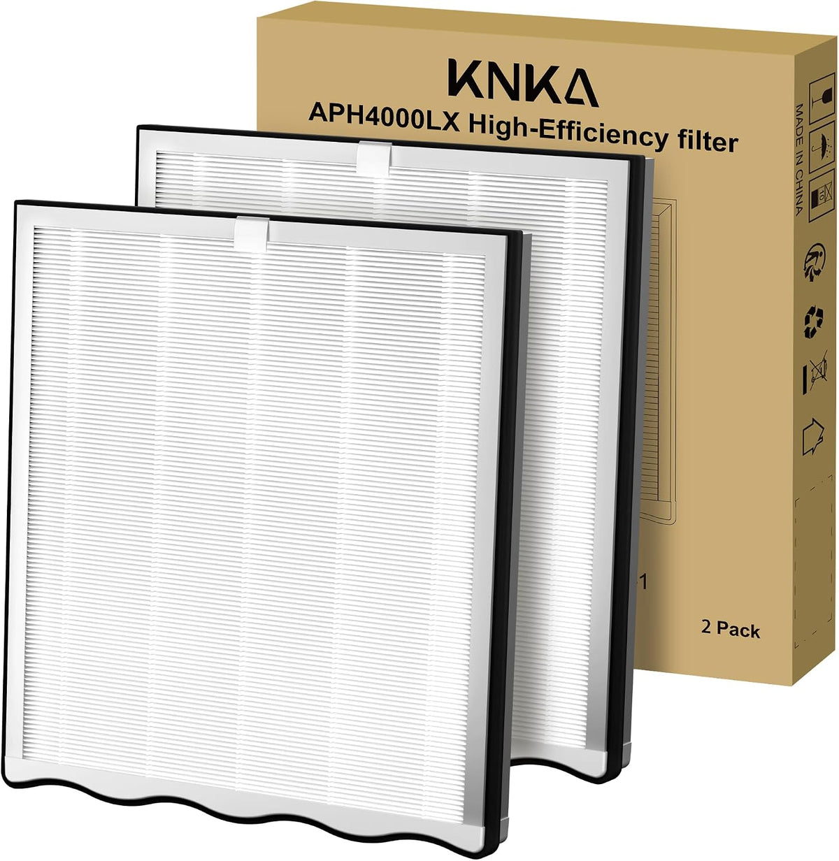 KNKA Genuine Air Purifier Replacement Filter for APH4000, Standard Filter