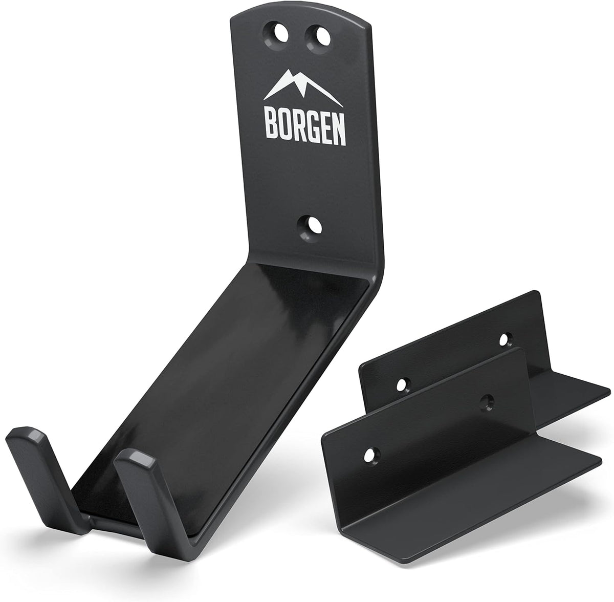 Borgen Wall Mount Pedal Hook for E-Bike & MTB - Black