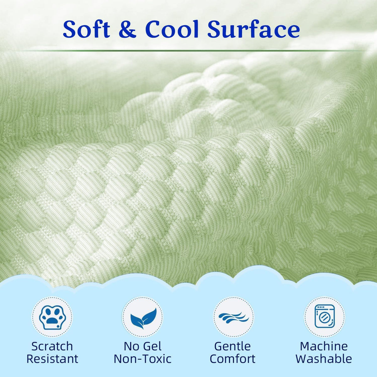 Mora Pets Dog Cooling Mat Cat Cooling Pad Instant Pet Cool Bed Mat Small