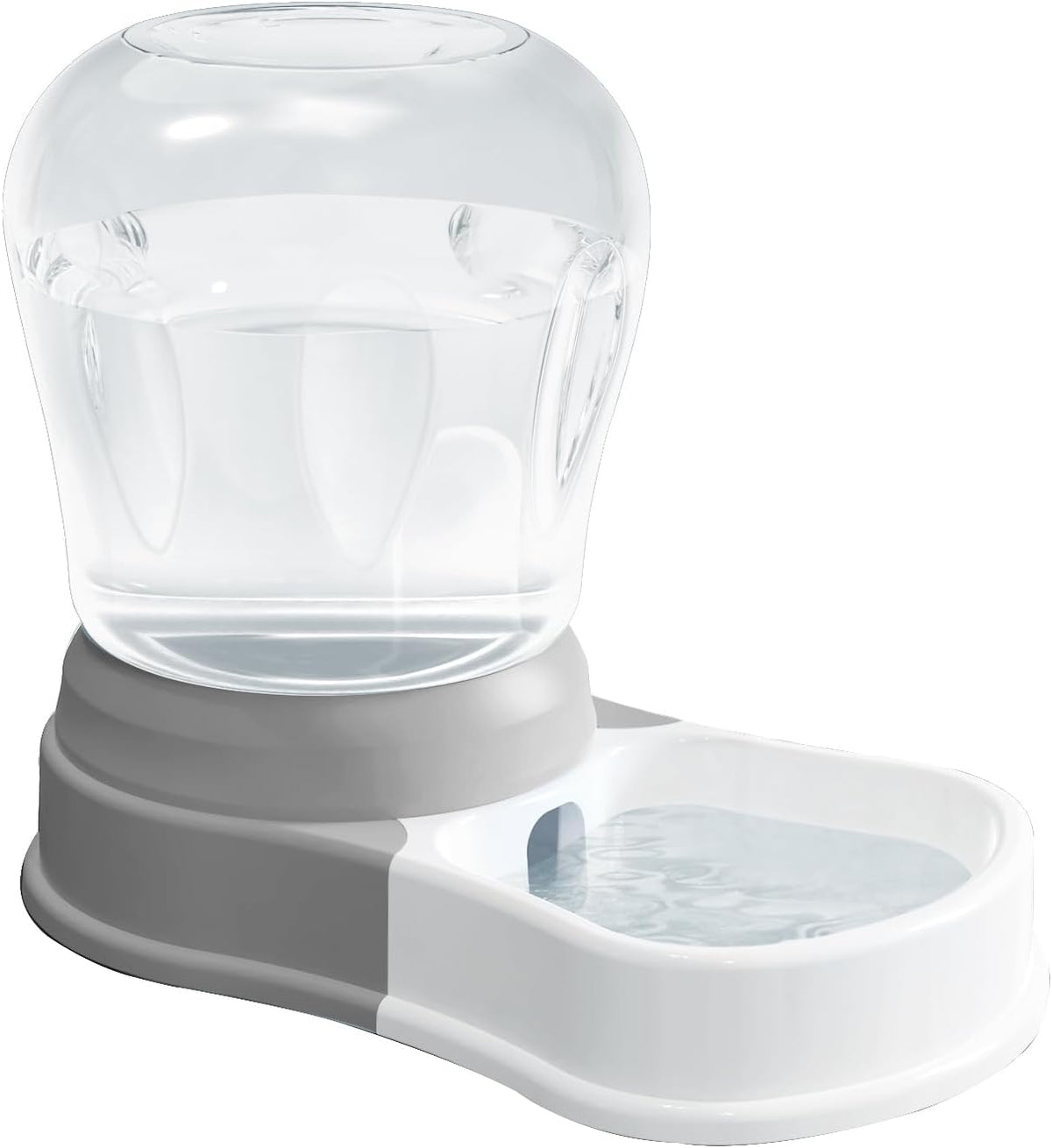 STALTWO 1 Gallon Automatic Gravity Dog Water Dispenser, Bpa-Free, Grey