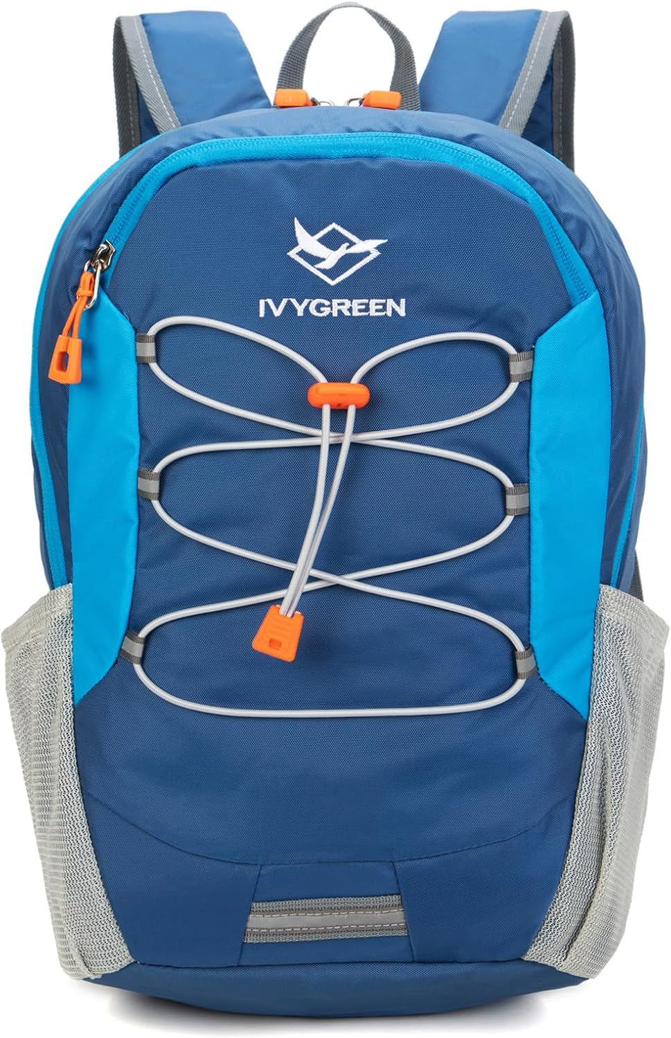 IVYGREEN Small Kids Hiking Backpack for Camping or Short Trip, Blue, S