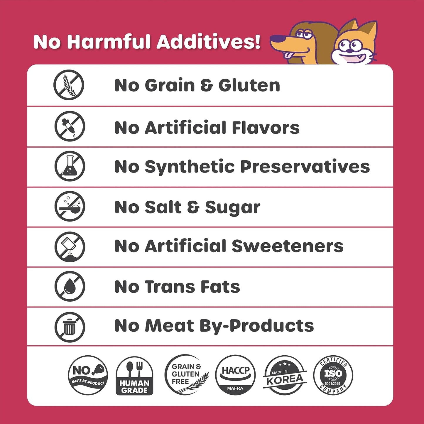 Choolip Squeeze Vita Stick Lickable Cat and Dog Treats, 7-Count Heart Support, Salmon and Tuna with Coq10, Taurine and L-Carnitine, Grain-Free, Vet-Formulated