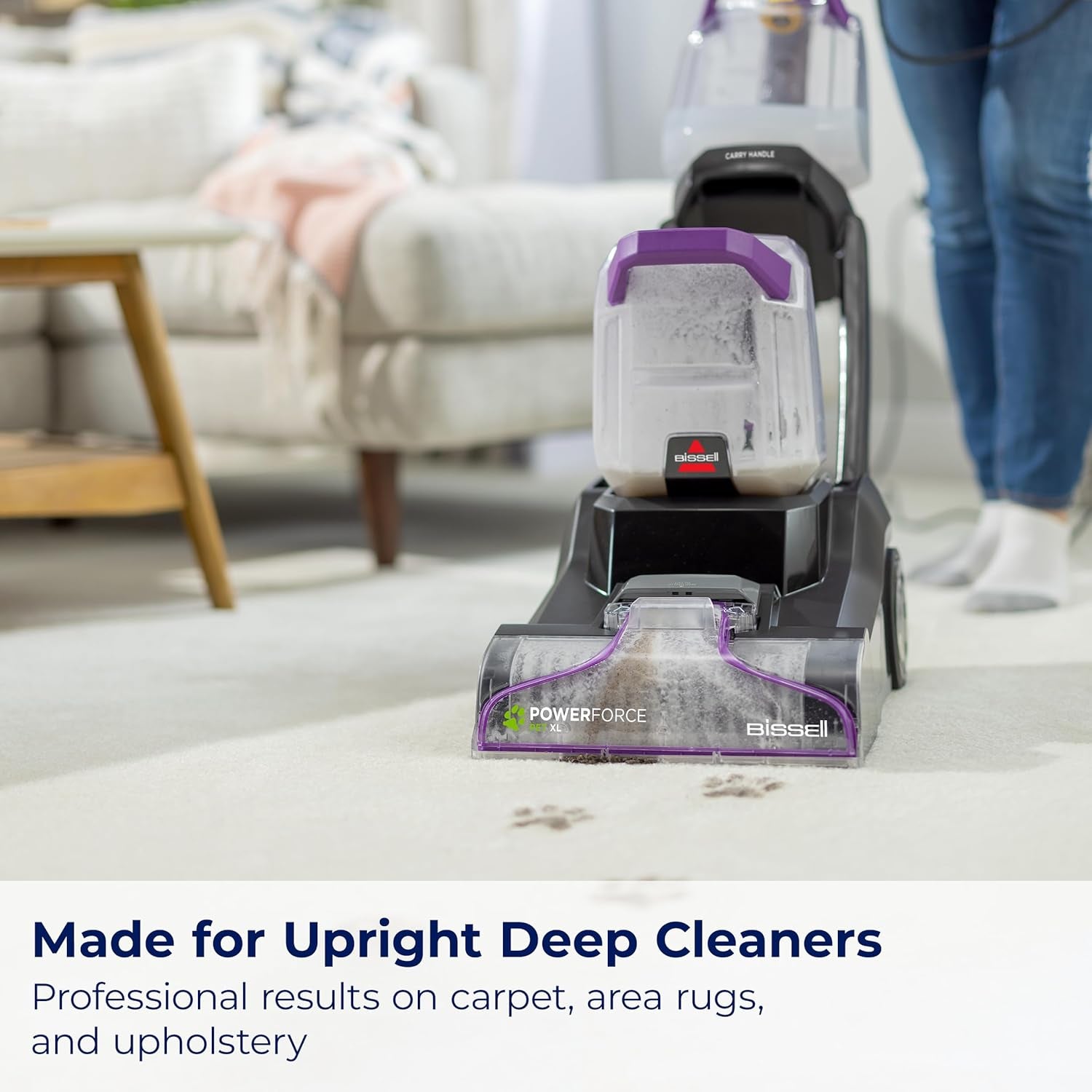 Bissell 78H63 Deep Clean Pro 4X Deep Cleaning Concentrated Carpet Shampoo, 48 Ounces - Silver