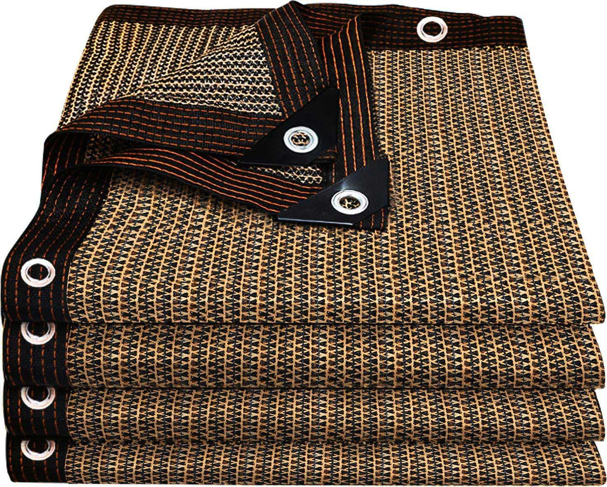 Shade Cloth for Garden,80% Mesh Tarp with Grommets Shade Cloth for Greenhouse,Patio,Vegetables,Plants Cover and Chicken Coops,Coffee Shade Net for Outdoor Garden