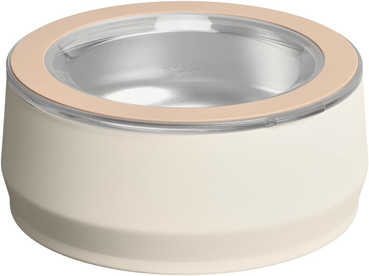 STANLEY Pet Bowl with Lid, 24 Oz (3 Cups), Cream