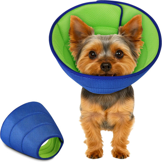 Soft Dog Cone for Small Dogs/Cats, Recovery Collar to Stop Licking,S