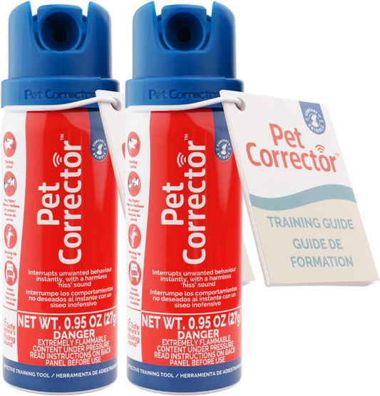Pet Corrector Dog Trainer Twin Pack - Stops Barking, Jumping Up, Place Avoidance, Food Stealing, Fights & Attacks. Help Stop Unwanted Dog Behaviour. Easy to Use, Safe, Humane, and Effective (30Ml)