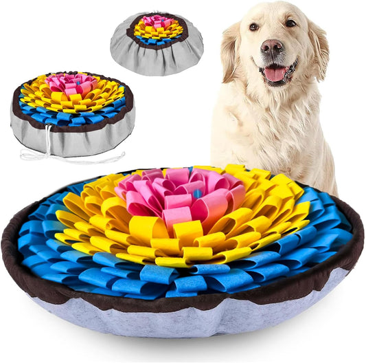 Adjustable Snuffle Mat Dog Puzzle Toy for Slow Feeding